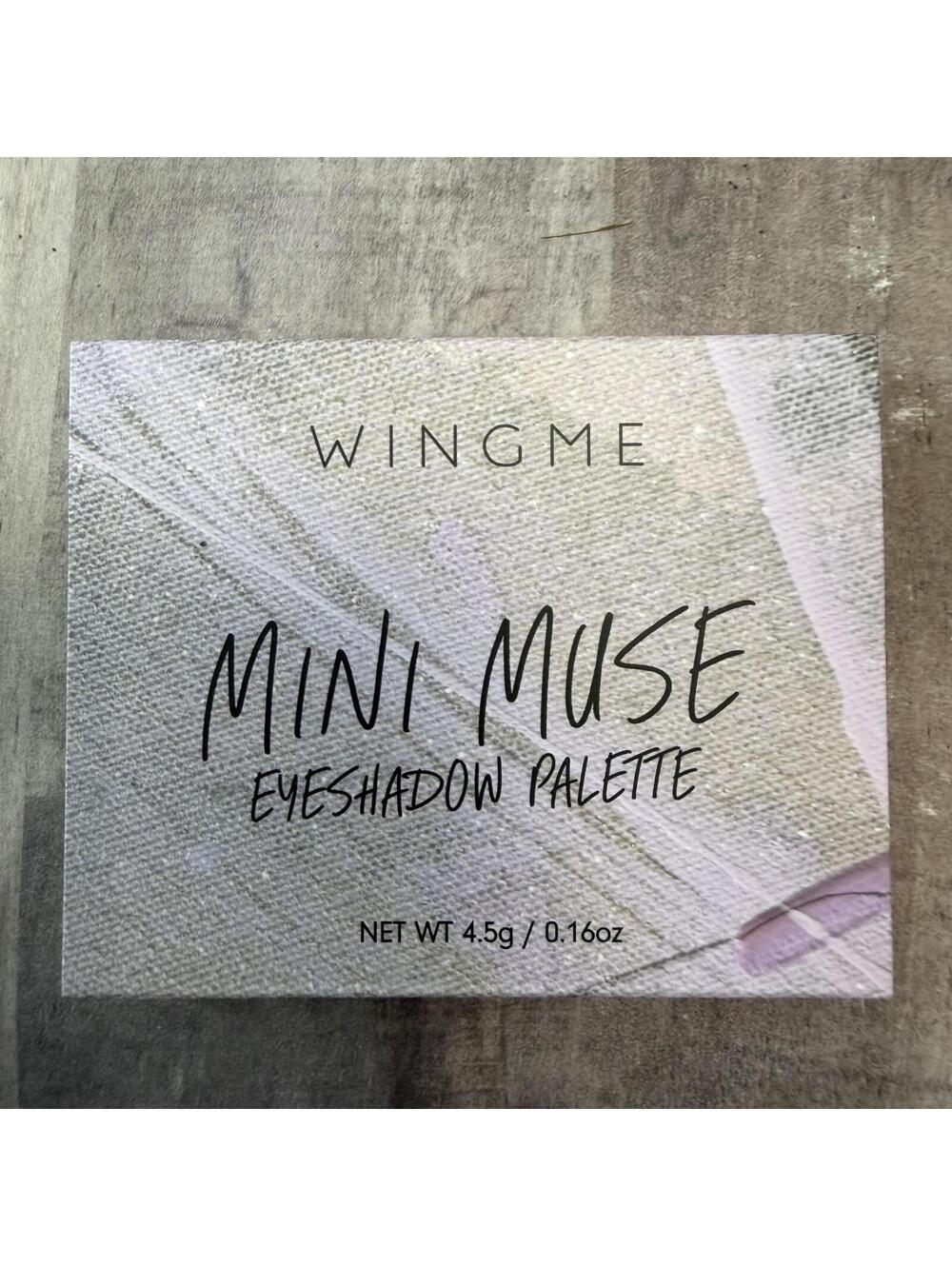 WINGME Mini Muse Eyeshadow Palette Neutral Browns 6 Color 4.5g / 0.16oz NEW